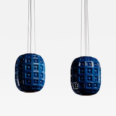 Helena Tynell Pair of Helena Tynell pendants for Flygsfors