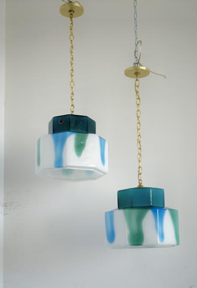 Helena Tynell Pair of Large Pendants by Helena Tynell