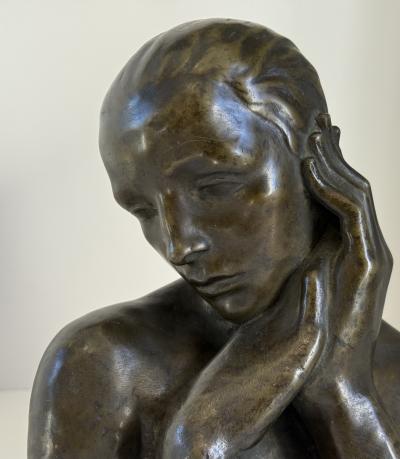 Helene Sardeau Contemplating Woman 