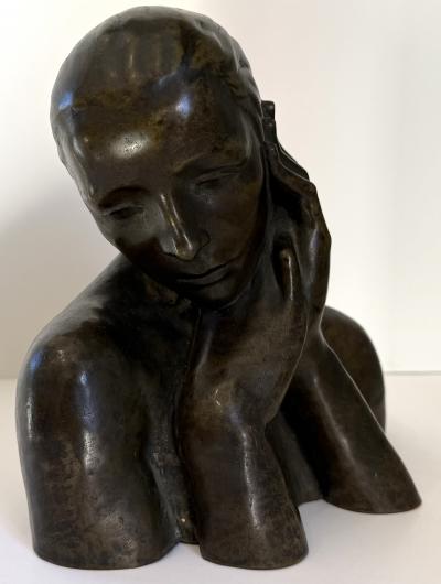 Helene Sardeau Contemplating Woman 