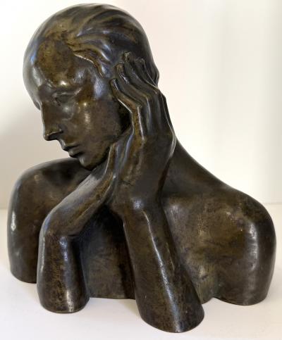 Helene Sardeau Contemplating Woman 