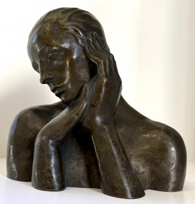 Helene Sardeau Contemplating Woman 