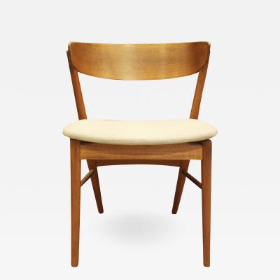 Helge Sibast Hand Crafted Teak Danish Desk Chair 1950s signed 