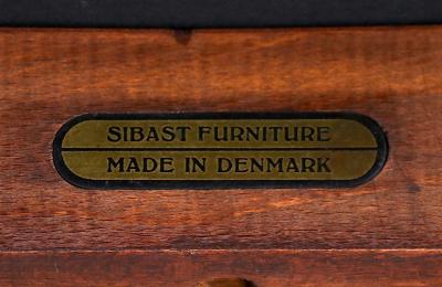 Helge Sibast Helge Sibast Model 59 Rosewood Leather Dining Chairs for Sibast Mobler