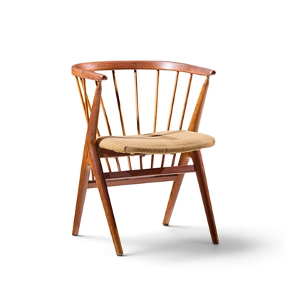 Helge Sibast Helge Sibast No 8 Mid Century Swedish Teak Chairs Set of 6