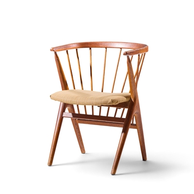 Helge Sibast Helge Sibast No 8 Mid Century Swedish Teak Chairs Set of 6