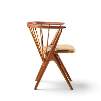 Helge Sibast Helge Sibast No 8 Mid Century Swedish Teak Chairs Set of 6