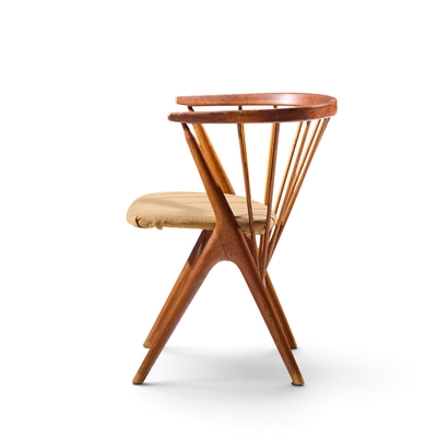 Helge Sibast Helge Sibast No 8 Mid Century Swedish Teak Chairs Set of 6