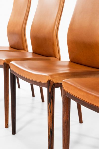 Helge Vestergaard Jensen Dining Chairs Produced by P Jensen Co Cabinetmakers