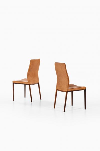 Helge Vestergaard Jensen Dining Chairs Produced by P Jensen Co Cabinetmakers