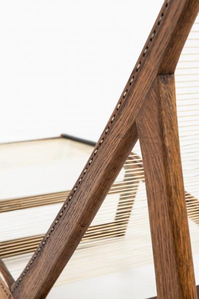 Helge Vestergaard Jensen Lounge Chair Produced by Cabinetmaker Peder Pedersen