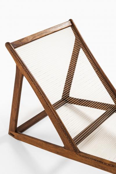 Helge Vestergaard Jensen Lounge Chair Produced by Cabinetmaker Peder Pedersen