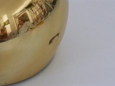 Helge Zimdal Elegant Brass Pendant Lamp L ken by Helge Zimdal for Falkenbergs Sweden 1960s