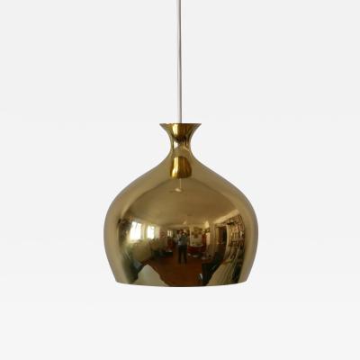 Helge Zimdal Elegant Brass Pendant Lamp L ken by Helge Zimdal for Falkenbergs Sweden 1960s