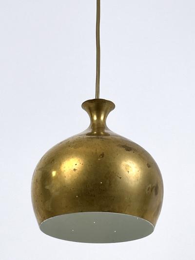 Helge Zimdal Elegant Brass Pendant Lamp L ken by Helge Zimdal for Falkenbergs Sweden 1960s