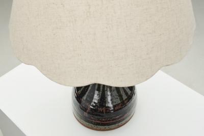 Helle Allpass Glazed Table Lamp by Helle Allpass for Tr r d Denmark ca 1960s