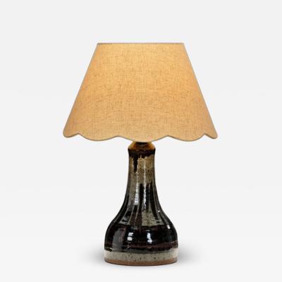 Helle Allpass Glazed Table Lamp by Helle Allpass for Tr r d Denmark ca 1960s