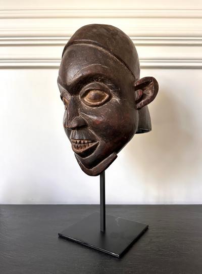 Helmet Crest Ngoin Mask from Cameroon Africa