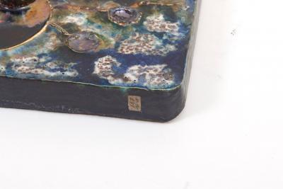 Helmut Friedrich Sch ffenacker Rare Large Signed Schaeffenacker Wall Ceramic Panel Germany 1970s