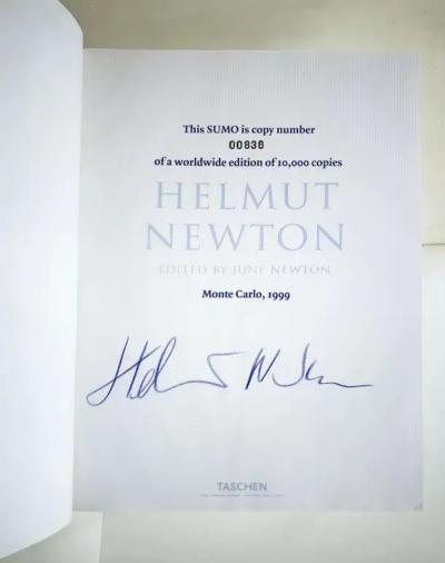 Helmut Newton Helmut Newton Sumo Taschen Book Philippe Starck Stand Signed Limited Edition