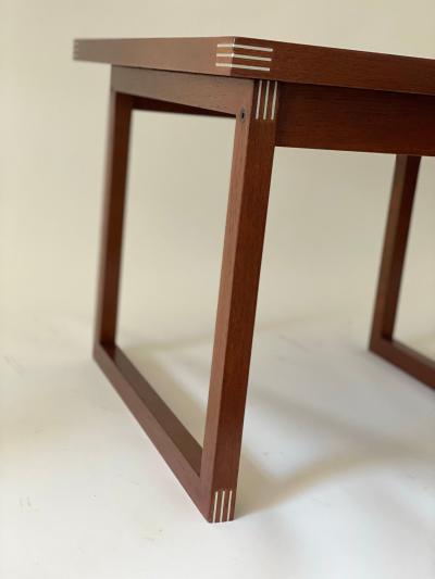 Heltborg Mobler Rud Thygesen Square Rosewood Side Table for Heltborg M bler 1960s Denmark