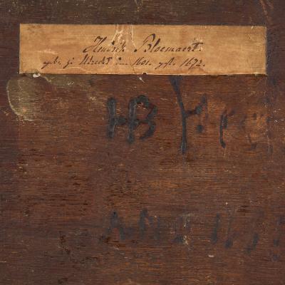 Hendrick Bloemaert 17th century Dutch School oil landscape with a farmhouse and animals