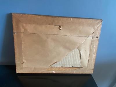 Hendricks A Hallett LANDSCAPE WITH BRIDGE WATERCOLOR BY HENDRICKS A HALLETT