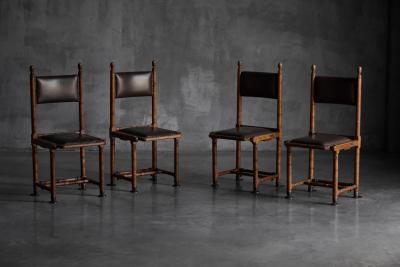 Hendrik Berlage Arts Crafts Chairs by H P Berlage Netherlands Early 20th Century