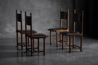 Hendrik Berlage Arts Crafts Chairs by H P Berlage Netherlands Early 20th Century