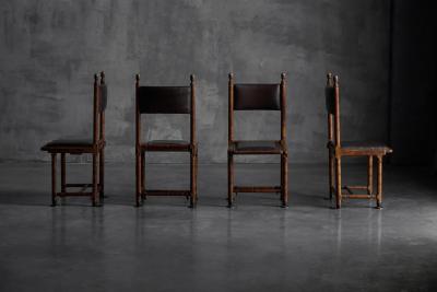 Hendrik Berlage Arts Crafts Chairs by H P Berlage Netherlands Early 20th Century