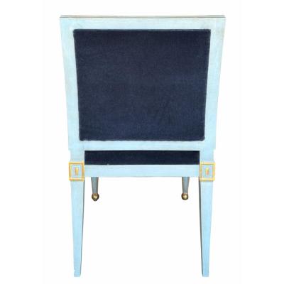 Hendrix Allardyce Venetian Style Armchair W Mohair 1 of 2 Available