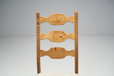 Henning Kj rnulf Henning Kj rnulf Set of Six Razorblade Chairs Denmark 1960s