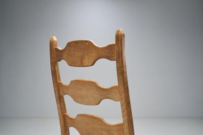 Henning Kj rnulf Henning Kj rnulf Set of Six Razorblade Chairs Denmark 1960s