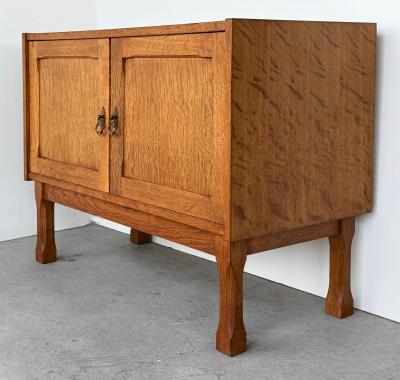Henning Kjaernulf Henning Kj rnulf Oak Brutalist Danish Modern Night Stands Pair