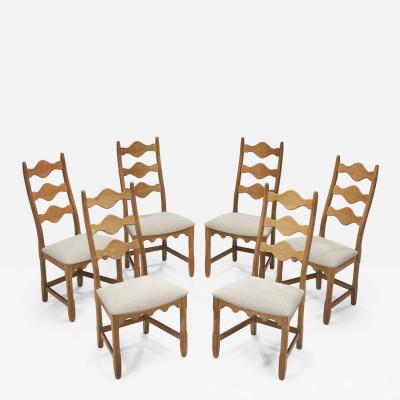 Henning Kjaernulf Henning Kjaernulf Dining Chairs for Nyrup M belfabrik Denmark 1950s