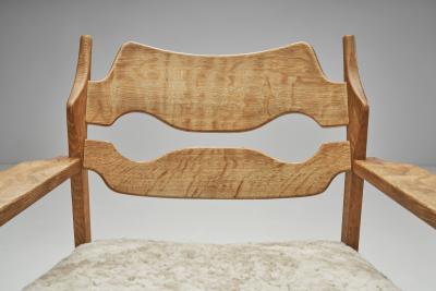 Henning Kjaernulf Henning Kjaernulf Razorblade Armchair with Sheepskin Denmark 1960s