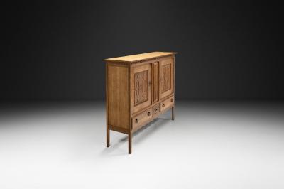 Henning Kjaernulf Oak Cabinet in the manner of Henning Kj rnulf Denmark ca 1960s