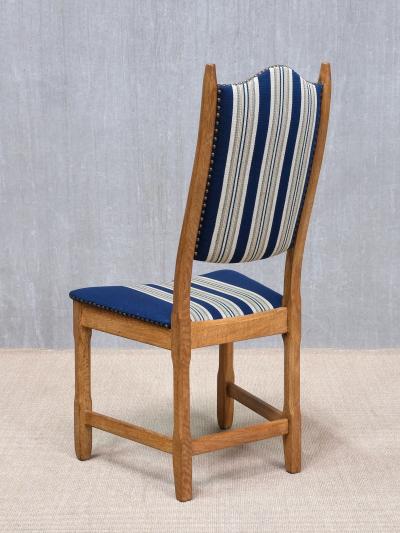 Henning Kjaernulf Set of 6 Henning Kj rnulf Oak Dining Chairs Nyrup M belfabrik Denmark 1960s