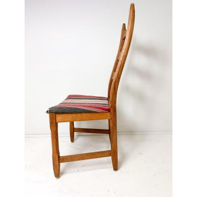 Henning Kjaernulf Set of Ten Dining Chairs by Henning Kjaernulf