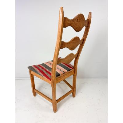 Henning Kjaernulf Set of Ten Dining Chairs by Henning Kjaernulf