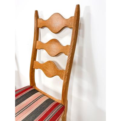 Henning Kjaernulf Set of Ten Dining Chairs by Henning Kjaernulf