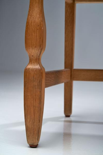 Henning Kjaernulf Six Razorblade Dining Chairs by Henning Kjaernulf Denmark 1960s