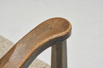 Henning Kjaernulf Six Razorblade Oak Chairs by Henning Kj rnulf Denmark 1960s