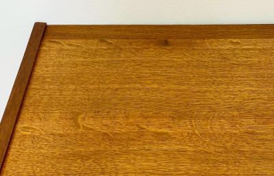 Henning Kjaernulf Small Oak Danish Modern Brutalist Chests Henning Kjaernulf Style Pair