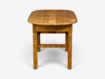 Henning Kjaernulf Style Side Table Oak Denmark 1970s