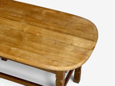 Henning Kjaernulf Style Side Table Oak Denmark 1970s
