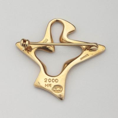 Henning Koppel Georg Jensen 18kt Brooch No 2000 Henning Koppel