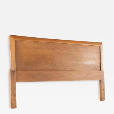 Henredon Circa 60 Mid Century Walnut Full Headboard
