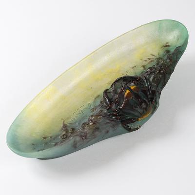 Henri Berg Amalric Walter French Crabe P te de Verre Vide Poche by Amalric Walter and Henri Berg 