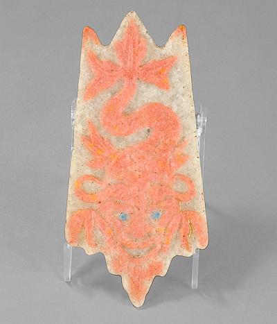 Henri Cros French P te de Verre Plaque